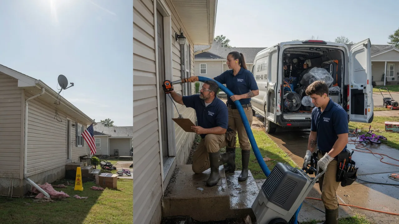 Ceiling Water Damage Restoration in Art, TX near me